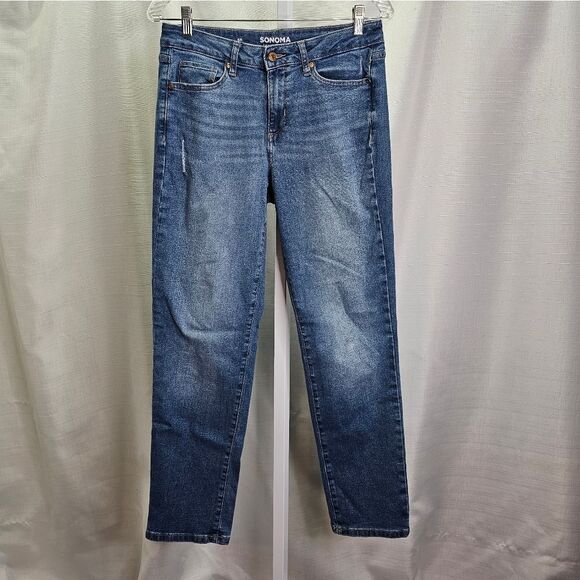 Sonoma Curvy Straight Leg Jeans Size 6 - Picture 1 of 9